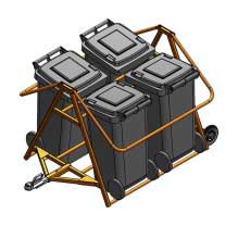 Buy Wheelie Bin Trailer   available at Astrolift NZ